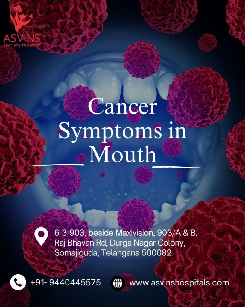 cancer symptoms in mouth