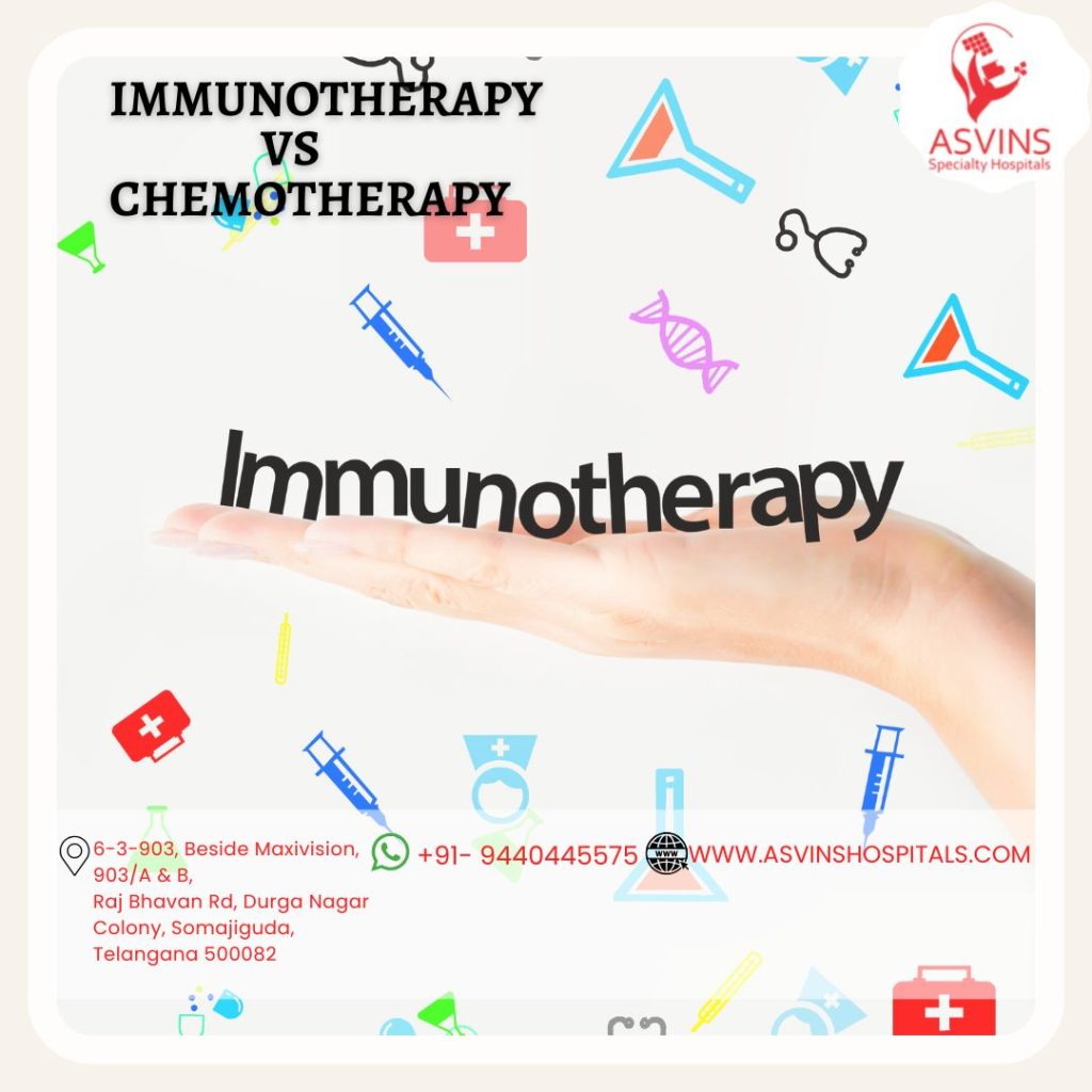 immunotherapy vs chemotherapy