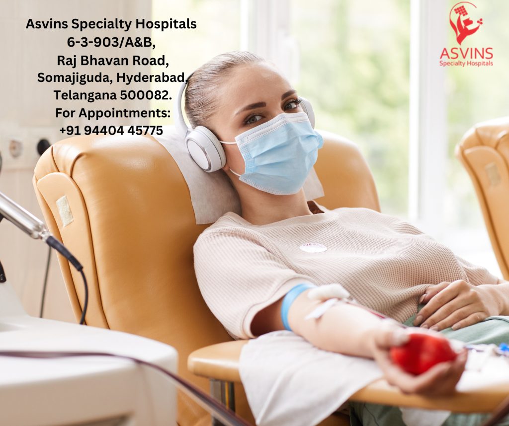 what is the role of a cancer treatment center in blood transfusion